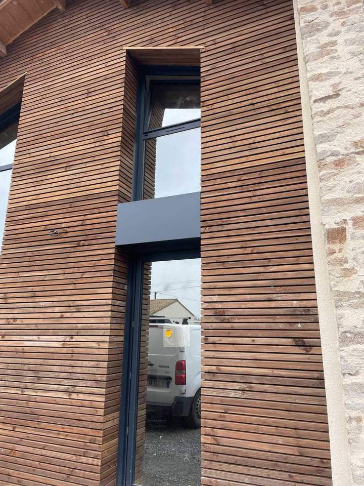 Bardage ossature bois Nantes